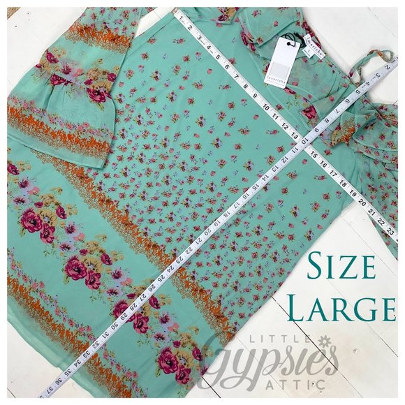 Love Richie Old Country Roses Farmhouse Dress - Picture 12 of 13